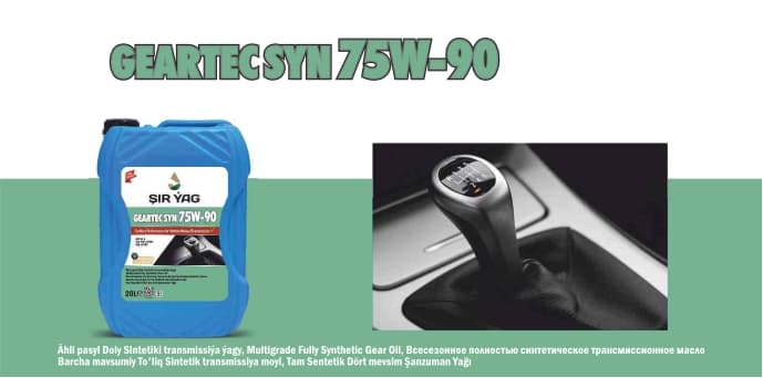GEARTEC SYN 75W-90 — product by ŞIR ÝAG